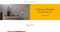 Desktop Screenshot of kennedyremodeling.net